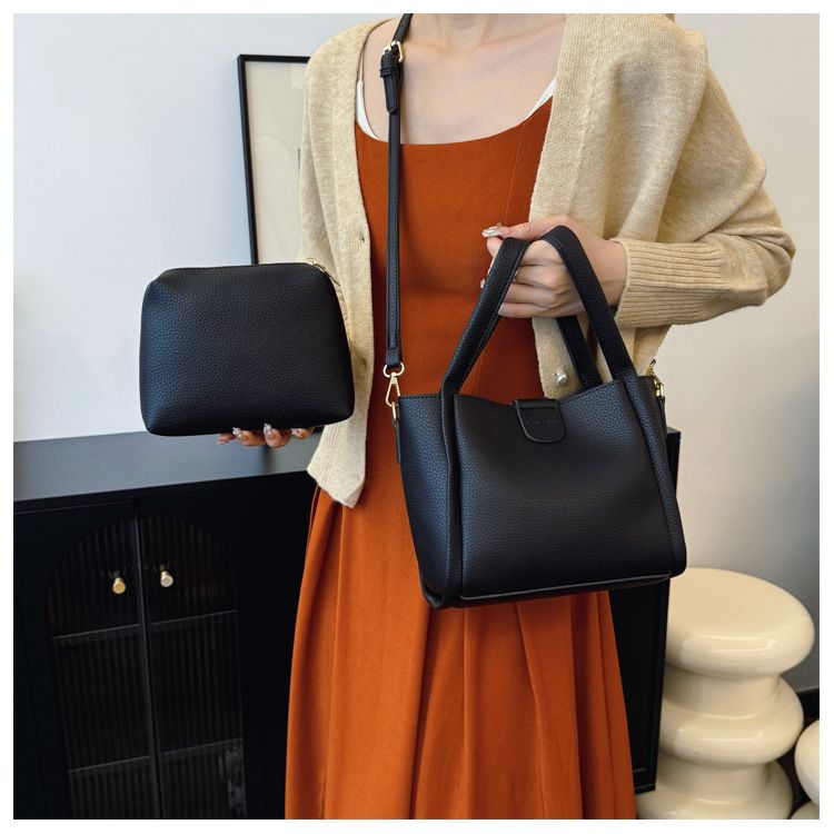 Autumn high-end texture niche design small for women's new trendy fashion single shoulder hand-held crossbody bucket bag_voghion.com