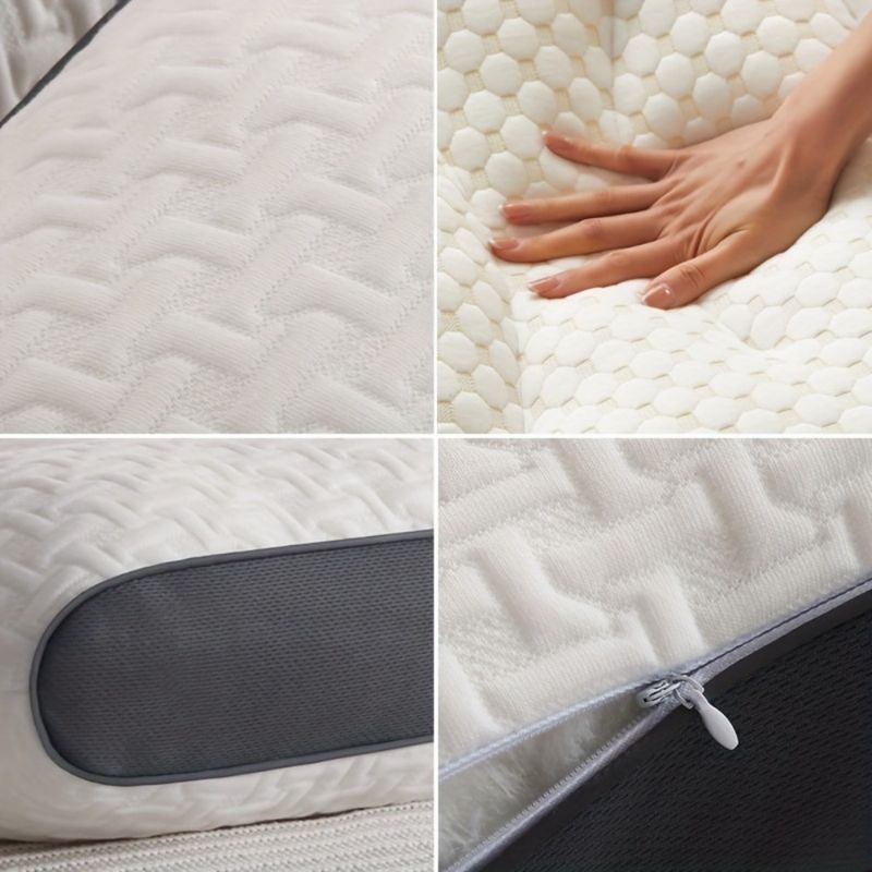 Upgrade To An Ergonomic Orthopedic Contour Pillow With Adjustable Neck Support, Comfortable For All Seasons, Making It Ideal As A Holiday Gift._voghion.com