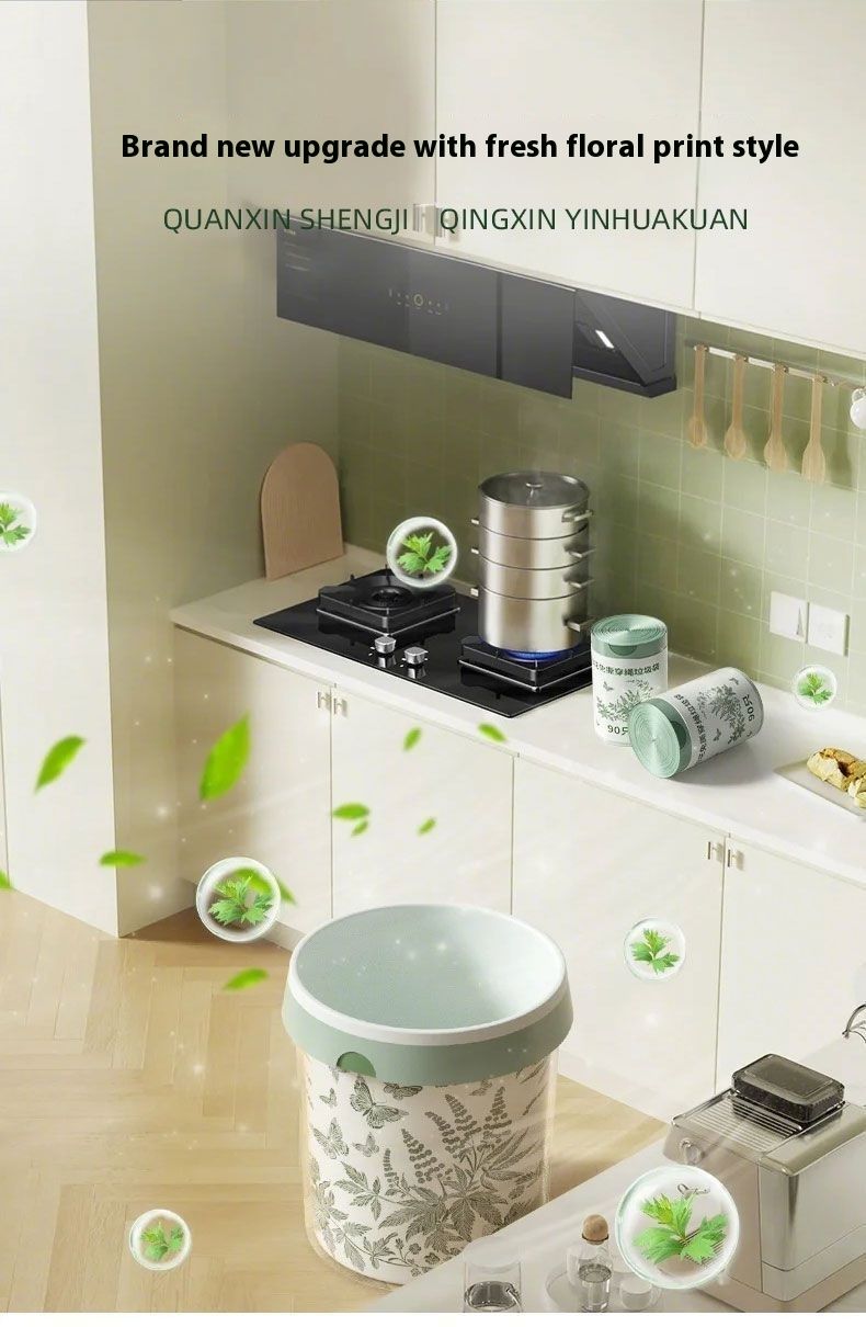 Brabantia Printed Drawstring Bin Bags - Extra Thick 30L Kitchen & Bathroom Trash Liners
_voghion.com