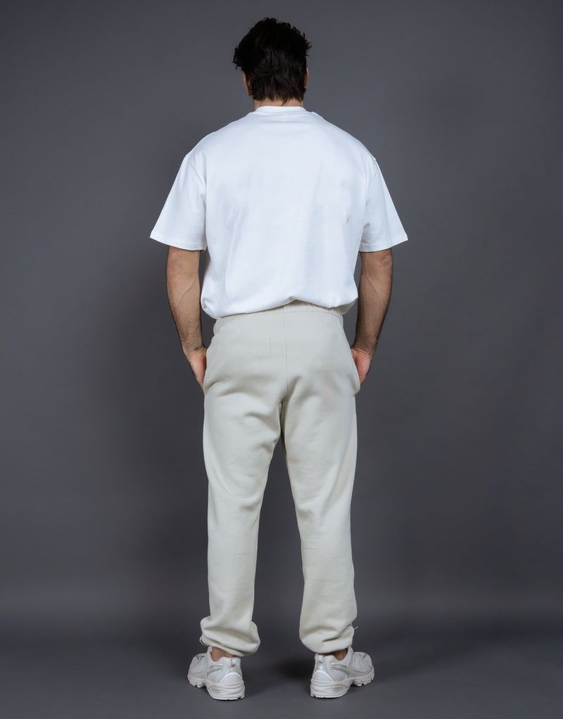 Jogginghose mit Fleecefutter aus 60 % Baumwolle für Damen und Herren – warme Winter-Sweathose, lockere Passform, elastische Bündchen (Schwarz/Weiß/Rosa/Braun/Grün/Grau)_voghion.com