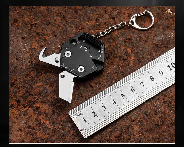 Outdoor Multifunctional Screwdriver Keychain Combination Knife EDC Mini Small Multi-purpose Emergency Tool_voghion.com
