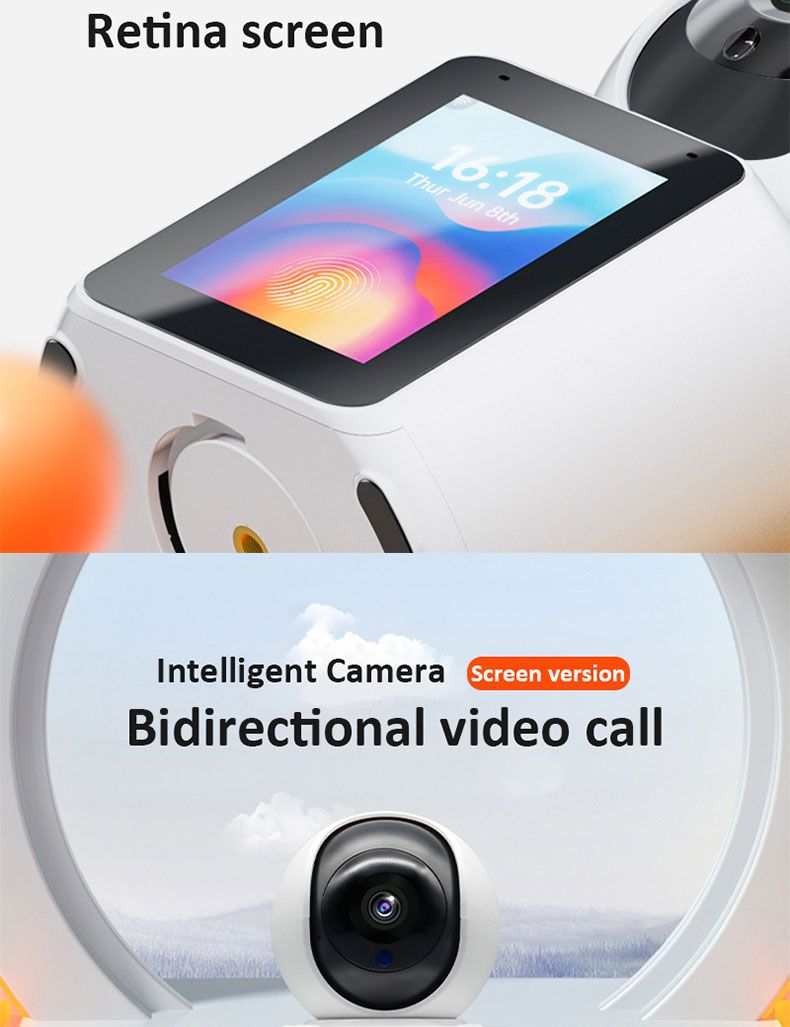 C31 1080P WIFI IP Baby Monitor 120° Wide-angle 2 Way Audio Video Night Vision Indoor Wireless PTZ Camera_voghion.com