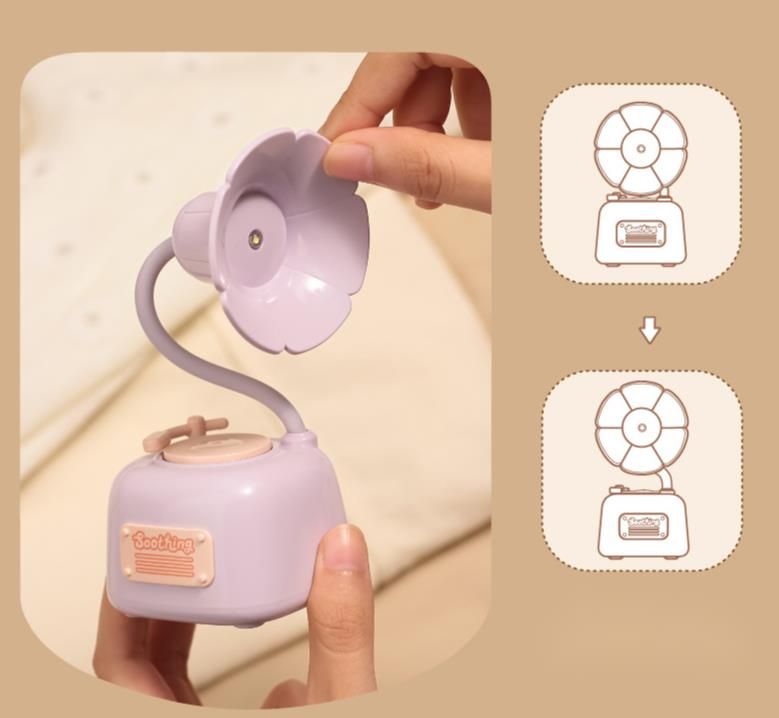 Nuova lampada da tavolo creativa a forma di fonografo, con dimmerazione continua, regalo di compleanno, luce notturna ricaricabile per dormitorio con musica_voghion.com