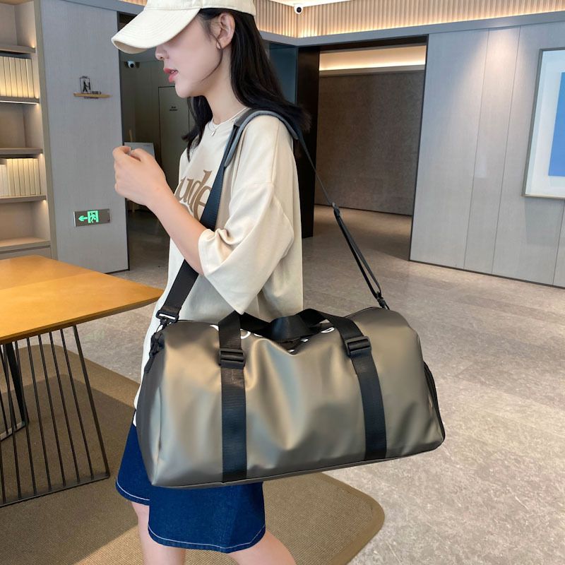 Fashionable new travel handbag, luggage bag, travel storage bag, shoulder bag, women's waterproof storage bag_voghion.com