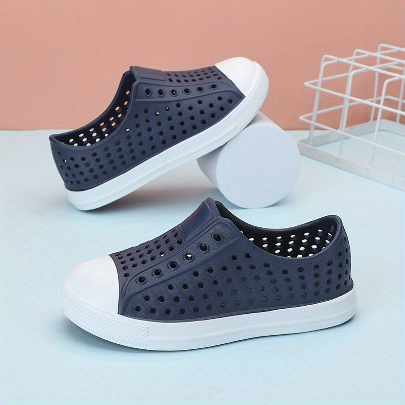 Atmungsaktive Clog-Sneakers für Jungen in verschiedenen Farben zum Wandern im Freien und Spazierengehen am Strand_voghion.com