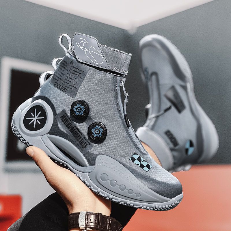 Scarpe sportive casual pratiche e resistenti all'usura, da basket da uomo, modello 2025, per studenti, antiscivolo e ammortizzanti._voghion.com