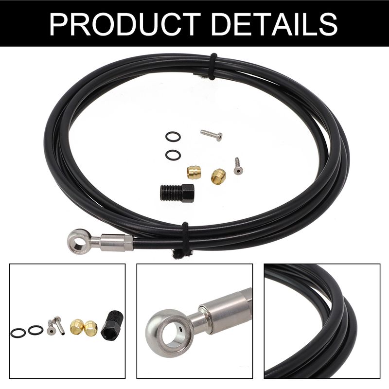 Bike Banjo Hydraulic Disc Hose Kit For-Shimano BH90 System 2M Bicycle Brake Accessories_voghion.com