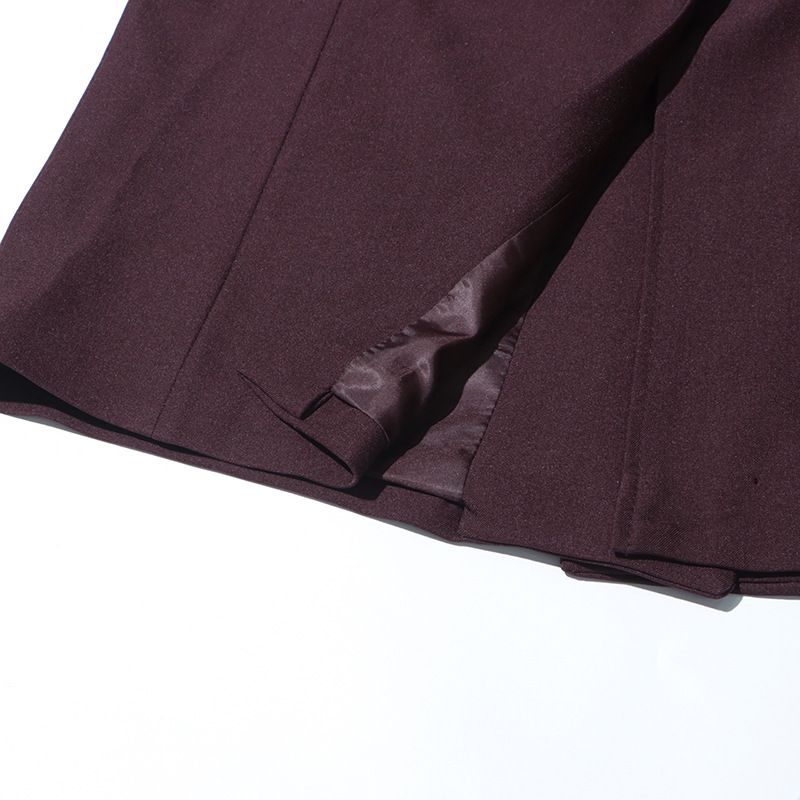Women’s Elegant Long Trench Coat – French-Inspired Double-Breasted Coat With Notched Lapel (Angora Red/Black, S-XL, Wrinkle-Resistant)_voghion.com