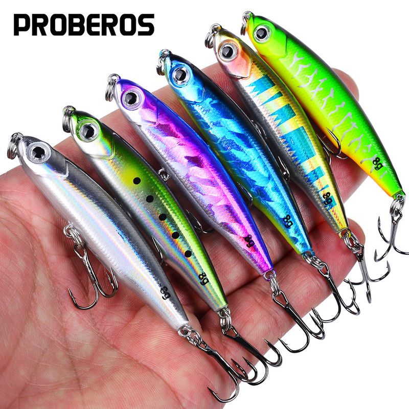 Lure Sinking Pencil 3.5g 5g 8g Plastic Bait For Bass And Perch With Blood Groove Hook_voghion.com