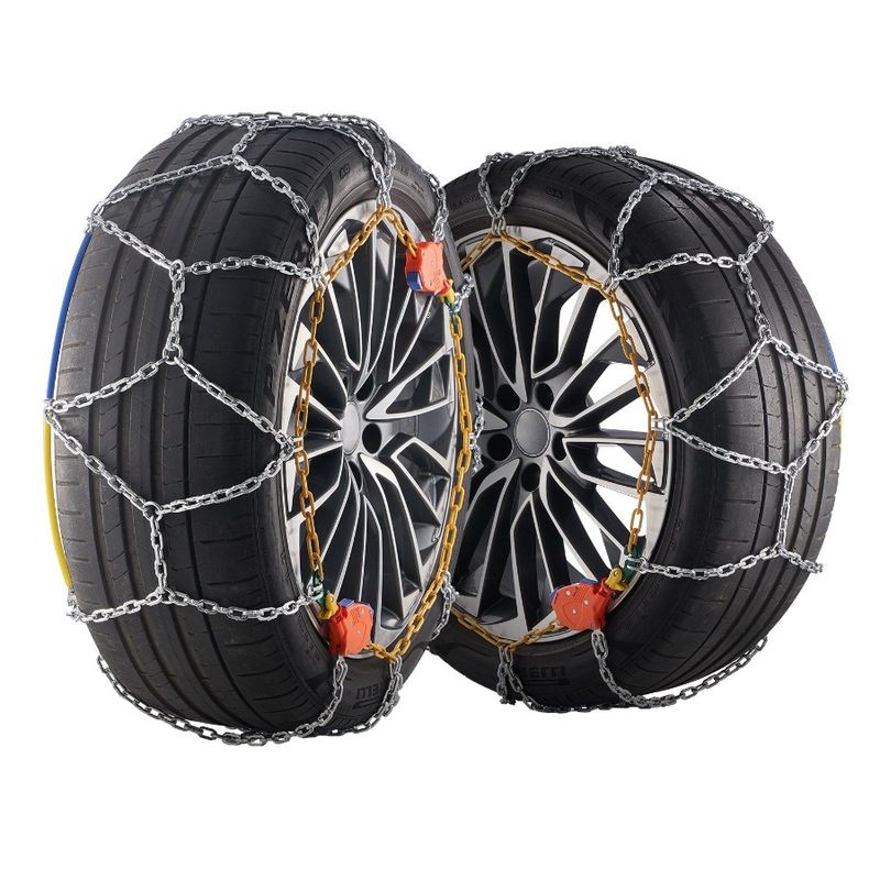 Diamond Antislip Auto Mesh Traction Chains Chains Tightening Wheel Snow_voghion.com
