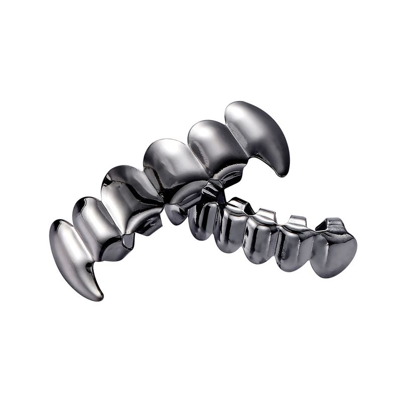 Halloween Hip Hop Fangs Teethgrillz European And American Trendy Fangs Wolf Teeth Gold Fangs_voghion.com