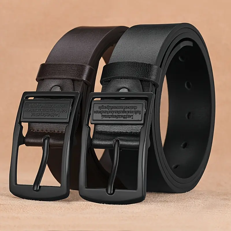 Neue Leder Rindsleder Herren Gürtel Mode Metal Legierung Pin Schnalle Erwachsene Luxus Marke Jeans Business Casual Taille Männlich Strap Marke_voghion.com
