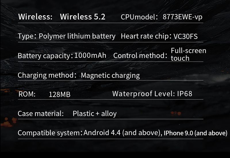 LIGE Bluetooth Smartwatch With HD Touchscreen, Waterproof, Fitness Tracker, Heart Rate & Blood Oxygen Monitor, Sleep Tracking For Men & Women_voghion.com