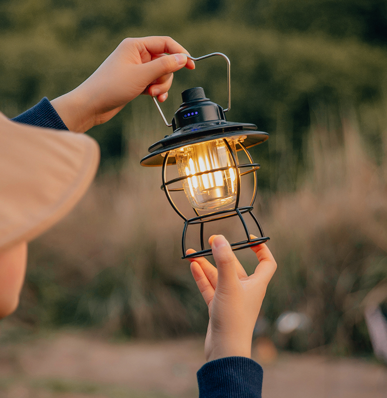 Luz LED portátil para exteriores, para acampar, con batería de larga duración, ideal para tiendas de campaña y caballos._voghion.com