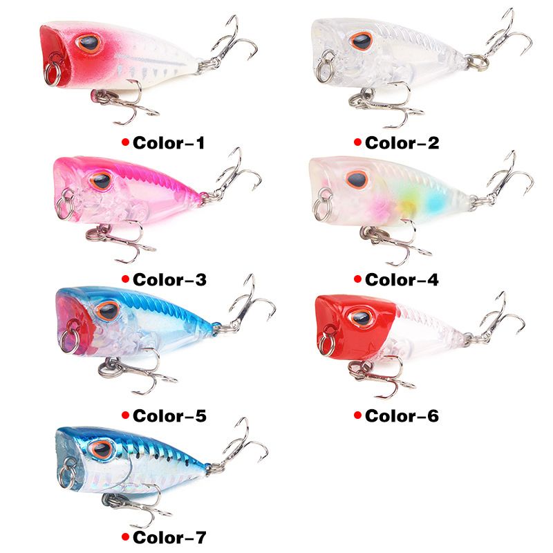 4cm/3.3g Lure New Simulation Lure Hard Lure 7 Colors Micro Wave Climbing Freshwater Fishing Gear_voghion.com
