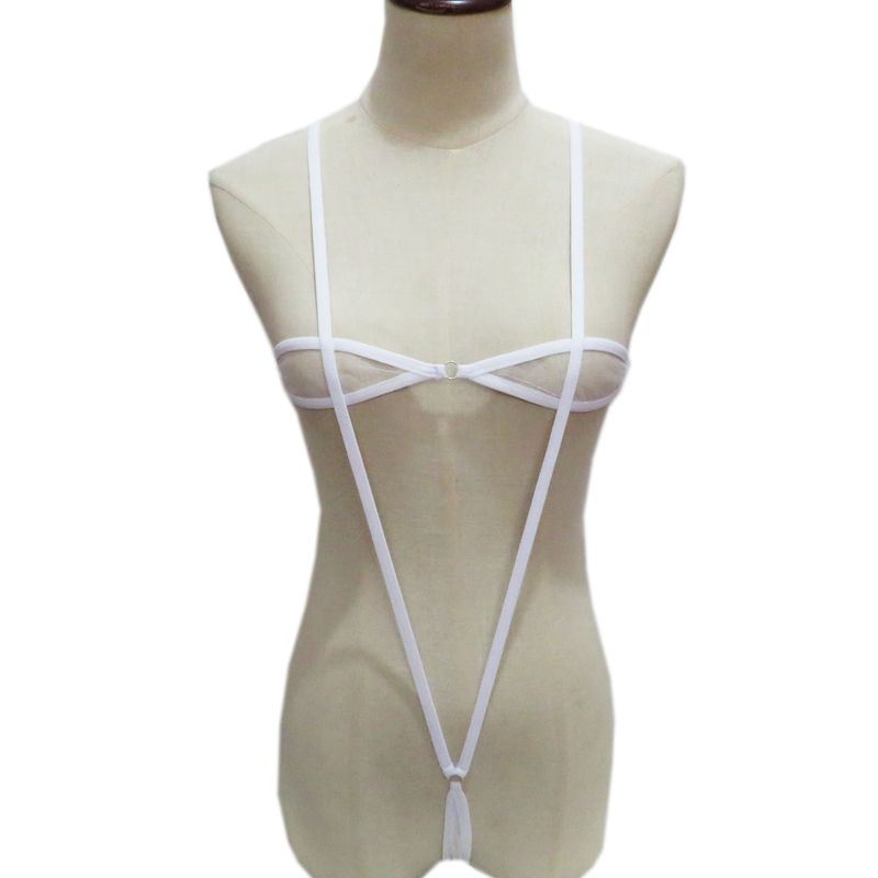 Costume de baie mini pentru femei, costume de baie sexy, transparente, cu trei puncte, tip bikini, model plasă_voghion.com