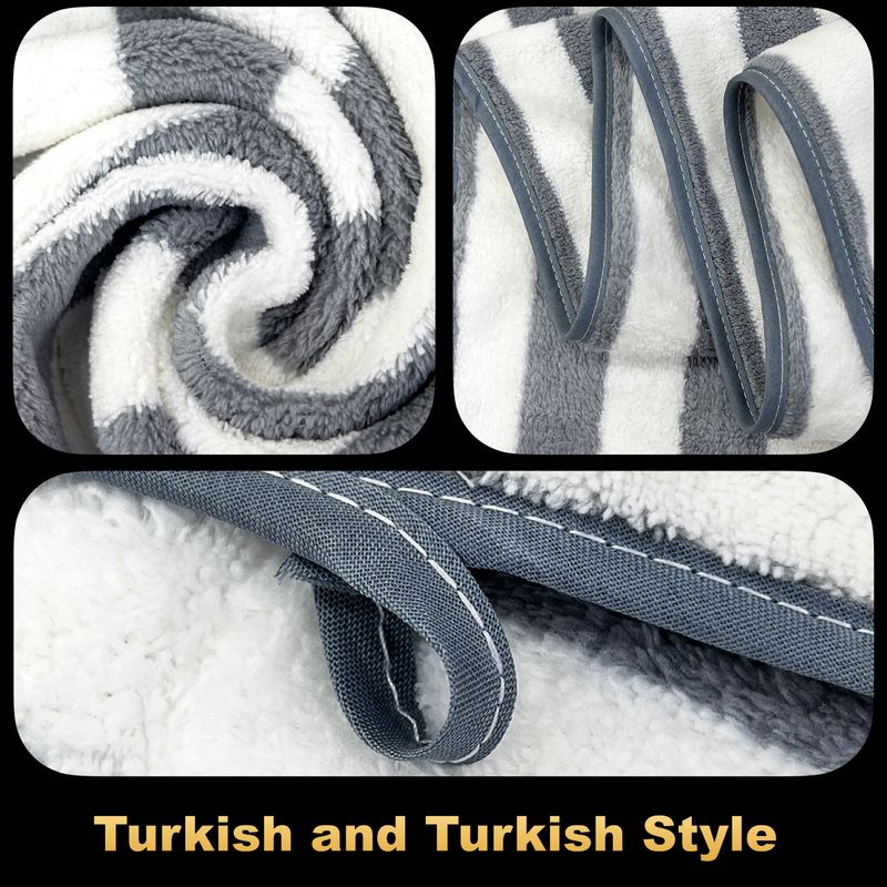 Bath Towel Autumn And Winter New Coral Fleece Enlarged Bath Towel Three Piece Set Adult Bath Large Bath Towel_voghion.com