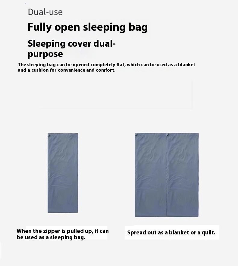 Outdoor Sleeping Bag Ultra-light Mini Thin Portable Hiking Camping Small Size Summer Lightweight Envelope For Adults_voghion.com