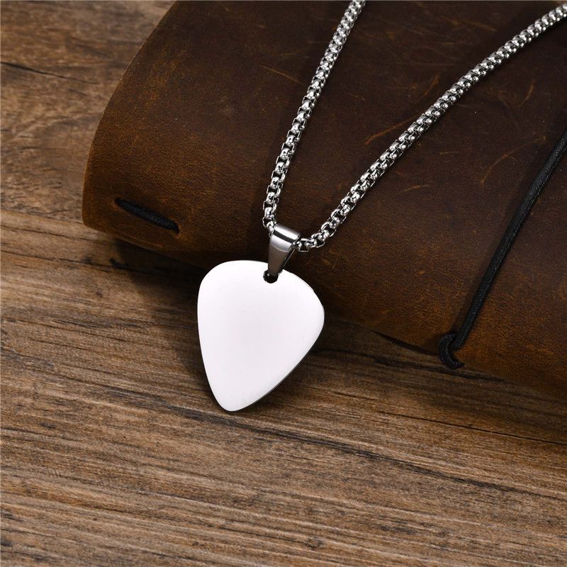 2025 New Arrivals New LetAPI men's pendant, vintage stainless steel guitar necklace_voghion.com