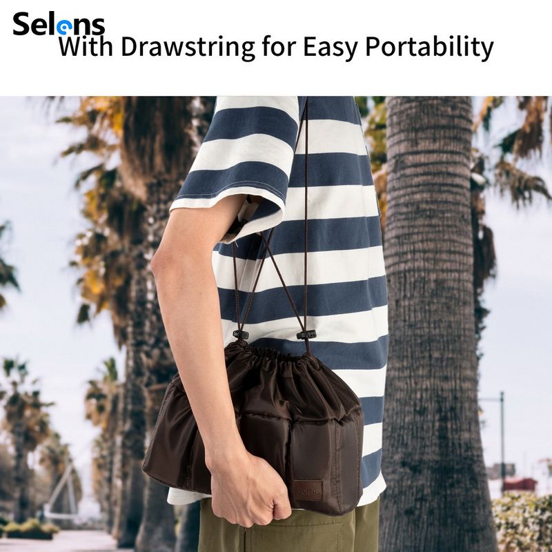 Selens Inner Bag Storage Pouch With Thickened Compartment Moistureproof Shockproof For Digital Camera Lens_voghion.com