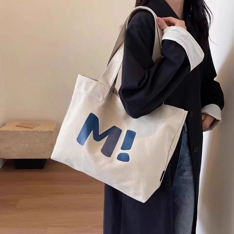 Canvas für Damen, großes Fassungsvermögen, langlebig, einfach und vielseitig, neuer Stil 2024, Tragetasche mit einer Schulter_voghion.com