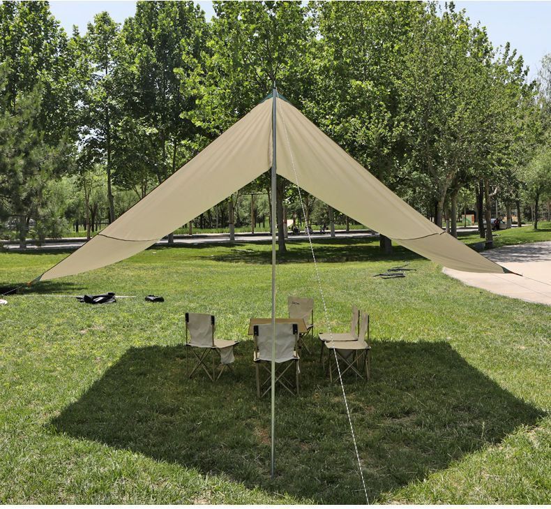 Tenda da campeggio per esterni con protezione UV, parasole, tettuccio impermeabile_voghion.com