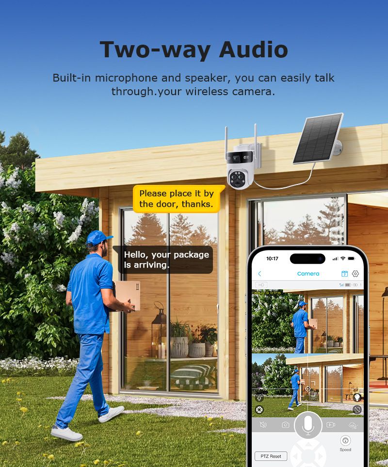 Security Cameras Exclusive New Solar Surveillance 4G Camera 15x Zoom Wireless Night Vision HD Camera Ball Machine_voghion.com