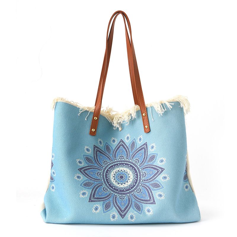 Damentasche im Bohemian-Ethno-Stil aus Segeltuch mit großer Kapazität und Nischen-Design_voghion.com