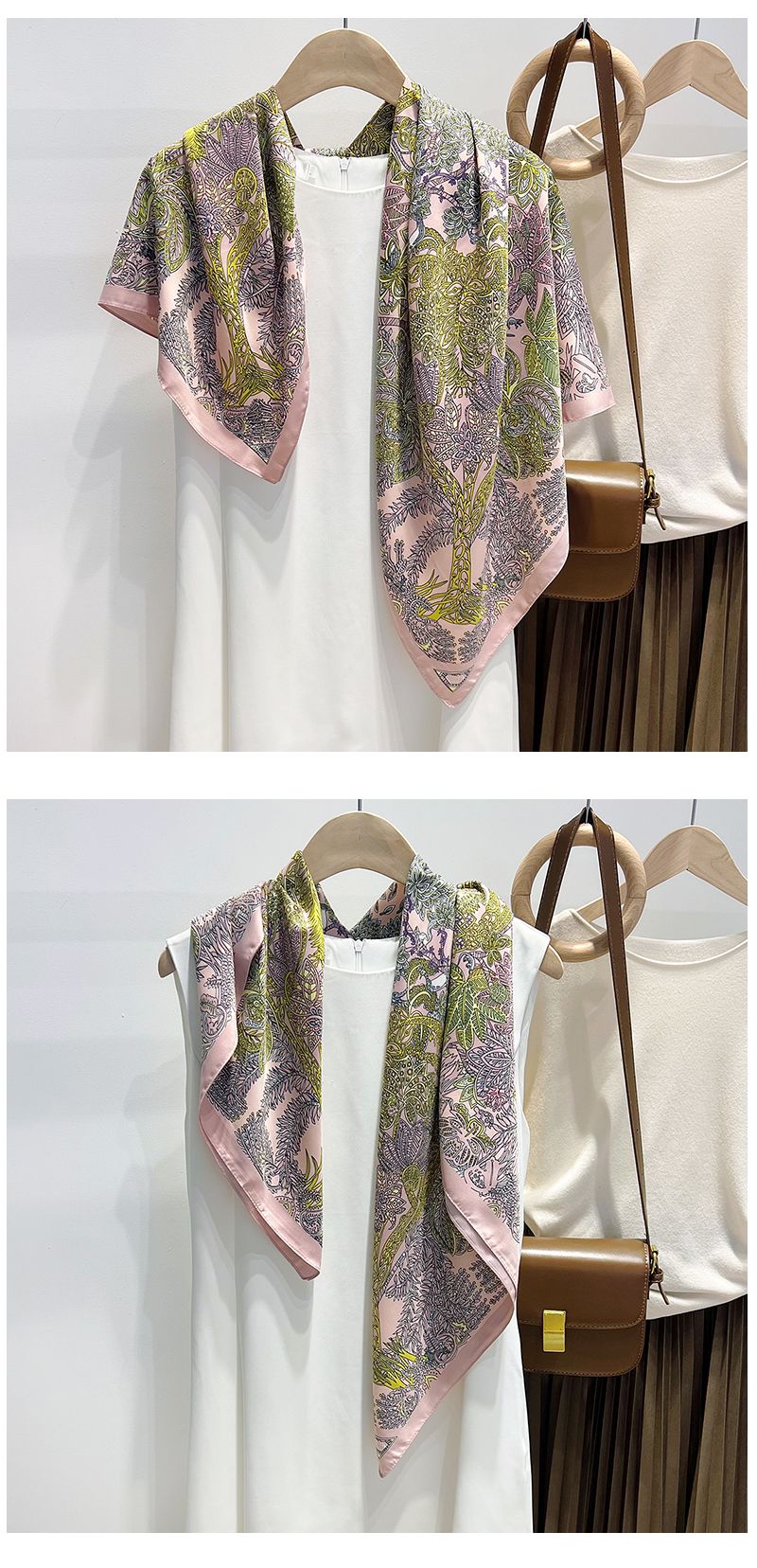 Uus etnilises stiilis trükitud siidist imitatsioonsall naistele igapäevane kaunistus kevadel, suvel ja sügisel. Kingituseks mõeldud sall._voghion.com