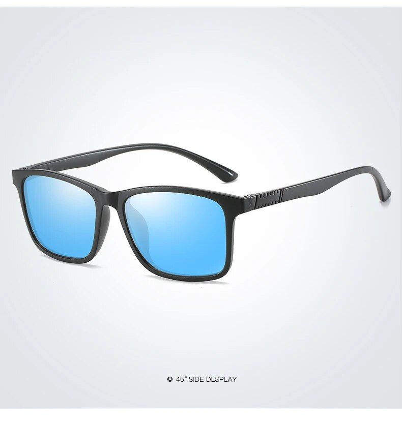 Mode Luxe Heren Gepolariseerde Mode Vintage Vierkante Ultralichte tr90 Frame Ride Fishing Zonnebril voor Man UV400 Bril_voghion.com