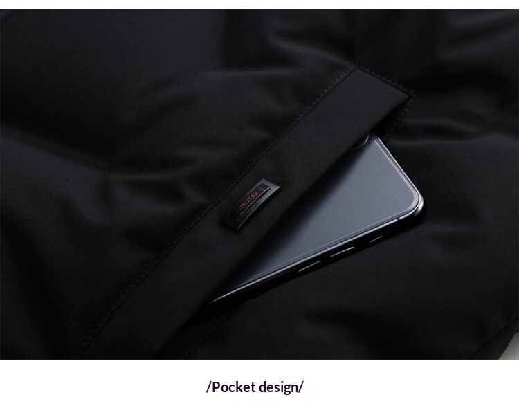 Cove Mantzbo Autumn Casual Warm New Men's Down Zipper Vest With Stand Collar Top_voghion.com