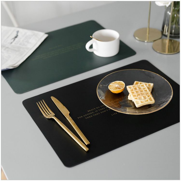Mouse pad de couro minimalista estilo nórdico criativo de qualidade imbatível para Instagram_voghion.com