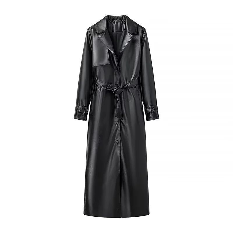 Giacca in pelle da donna ZA Autunno Inverno Nuovo stile da strada_voghion.com
