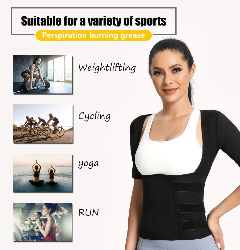Sports Clothing Corset Sweat Blocking Tummy Controlling Body Shaping Clothing Sports Sweat Blocking Waist Belt Vest Fitness Running Sportswear_voghion.com