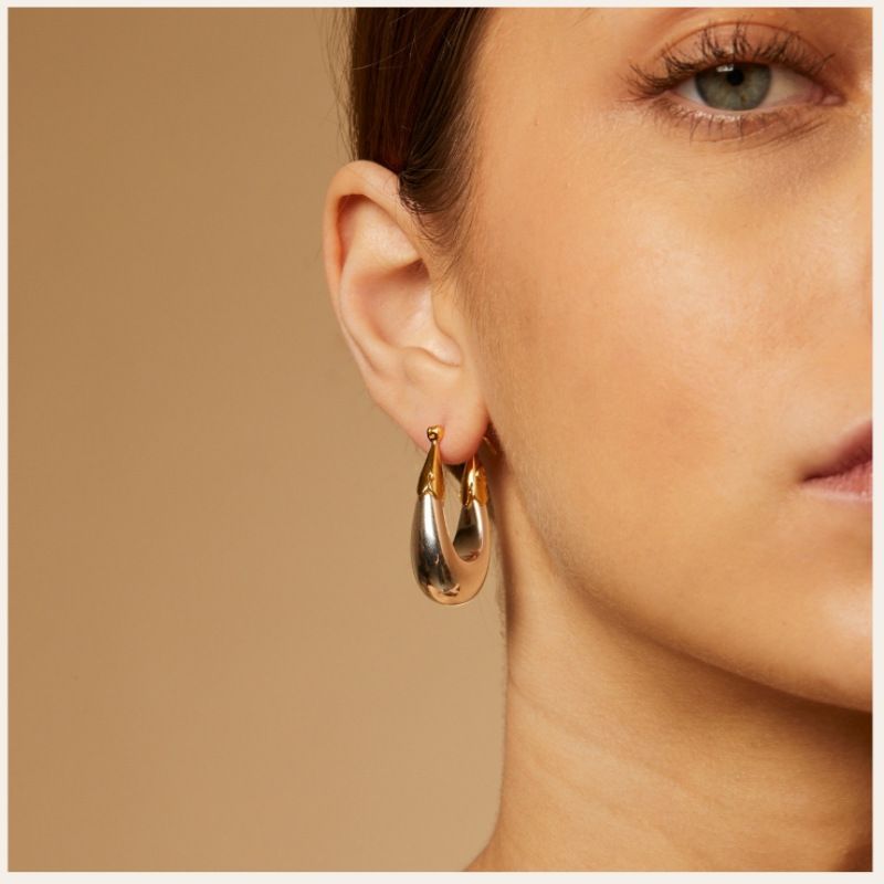 Women's Jewelry U-Shaped Ear Clips - Geometric Minimalist Fashion Earrings In Gold Tone, Lightweight & Comfortable For Daily Wear_voghion.com