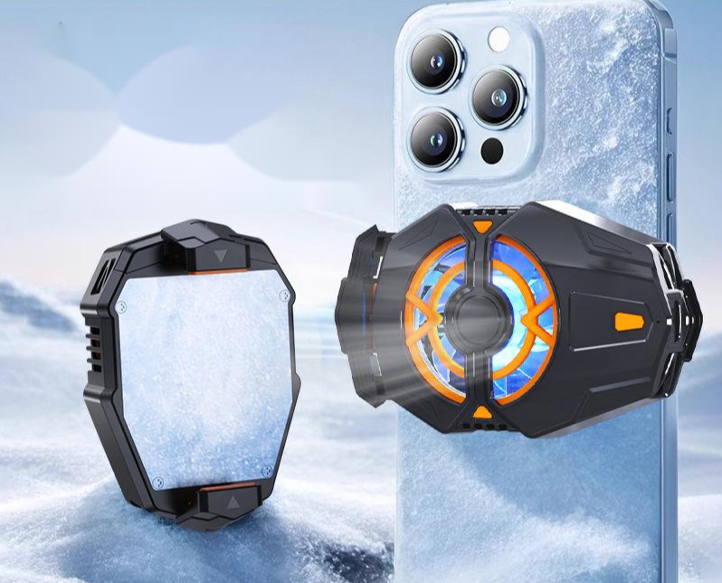 Pisen Mobile Cooler Digital Display Semiconductor Phone Artifact Game Live Streaming Cooling Back Clip Silent_voghion.com