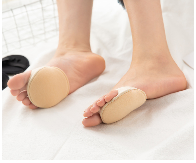 Fünf Zehen Vorfußpolster für Frauen, neue High Heels, halbe Einlegesohlen, Schwielen, Hühneraugen, Fußschmerzen, Pflege, Schwamm, Socken, Zehenpolstereinsätze_voghion.com
