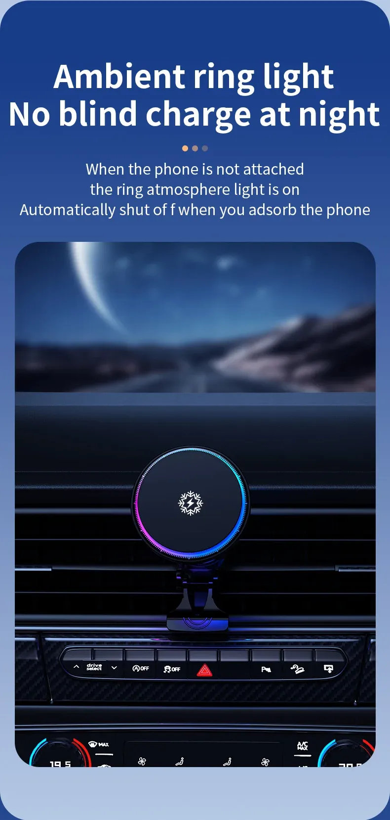 15 14 13 12 Pro Max Ice Cooling Magnetic Wireless Charger Fast Charging Station For IPhone MacSafe Car Phone Holder_voghion.com