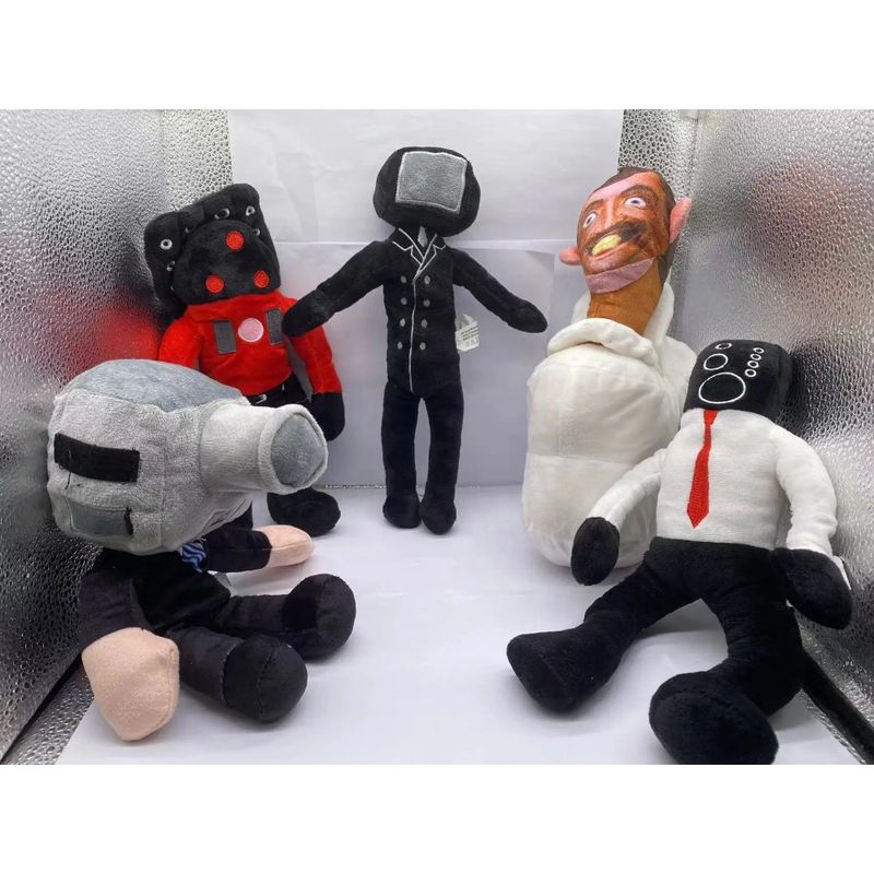 23pcs Skibidi Toilet Plush Toys Speakerman Plush Camara Camera Man Plush New Skibidi Doll Stuffed Toy Skibidi Stuffed Soft Toy_voghion.com