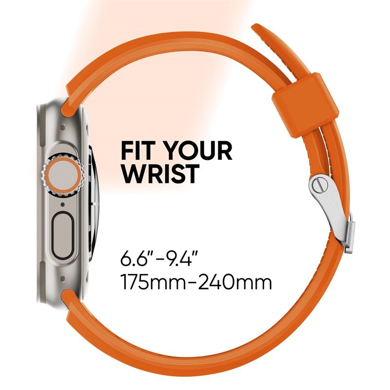 Pulksteņa siksniņa iwatch 42/44/45/49mm Silikona sporta modes pulksteņa siksniņa pulksteņu sērijai Ultra2 Se 9/8/7/6/5/4/3/2/1_voghion.com