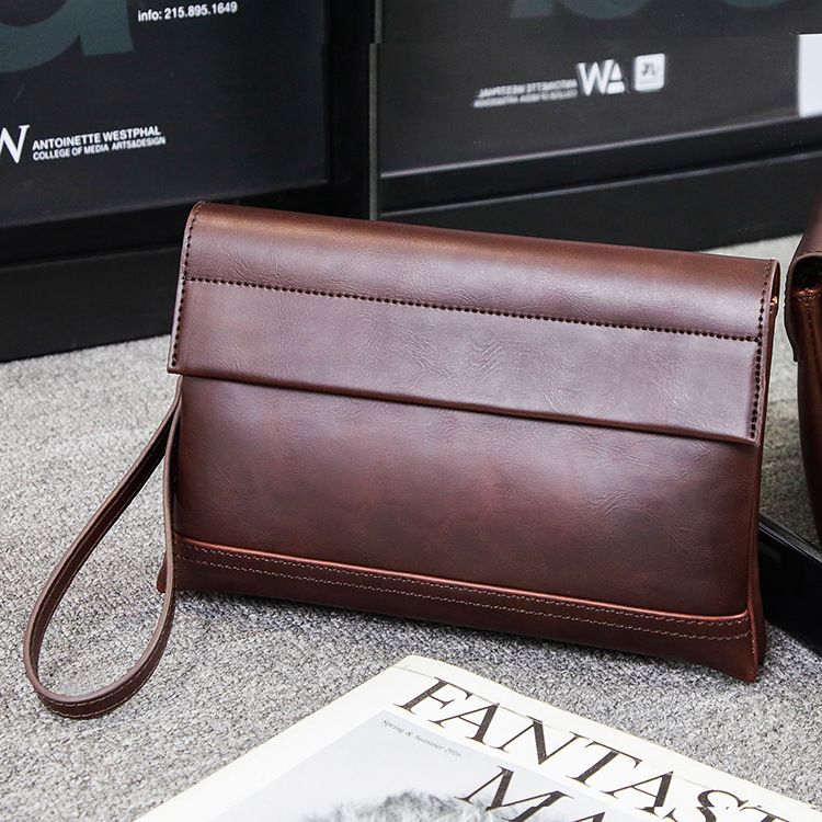 2019 Neue Clutch mit großer Kapazität für Männer, lässige Aktentasche, Jugendhandtasche für Herren, Umschlag-Business-Tasche_voghion.com