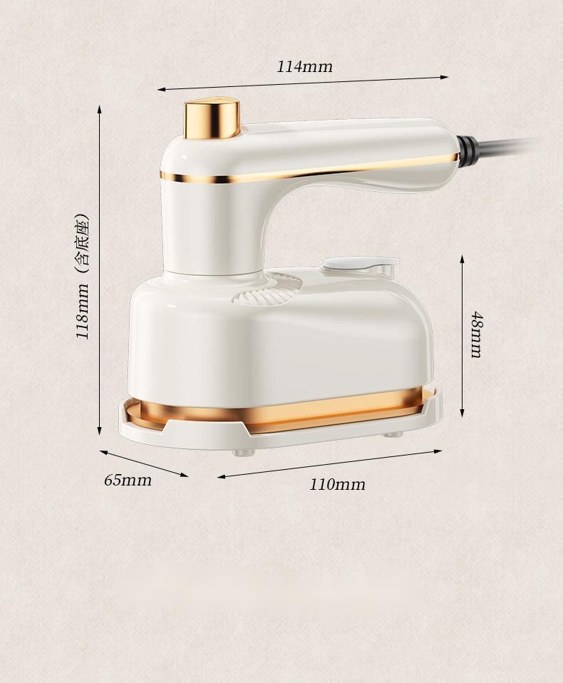 Vaporizador de roupas dobrável - Máquina de passar roupa portátil e portátil Mini ferro elétrico_voghion.com