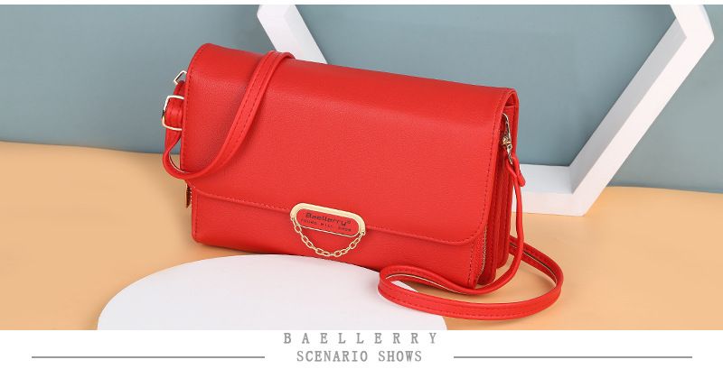 baellerry new women's wallet version large-capacity zipper mobile phone bag fashion all-match diagonal bag wholesale_voghion.com