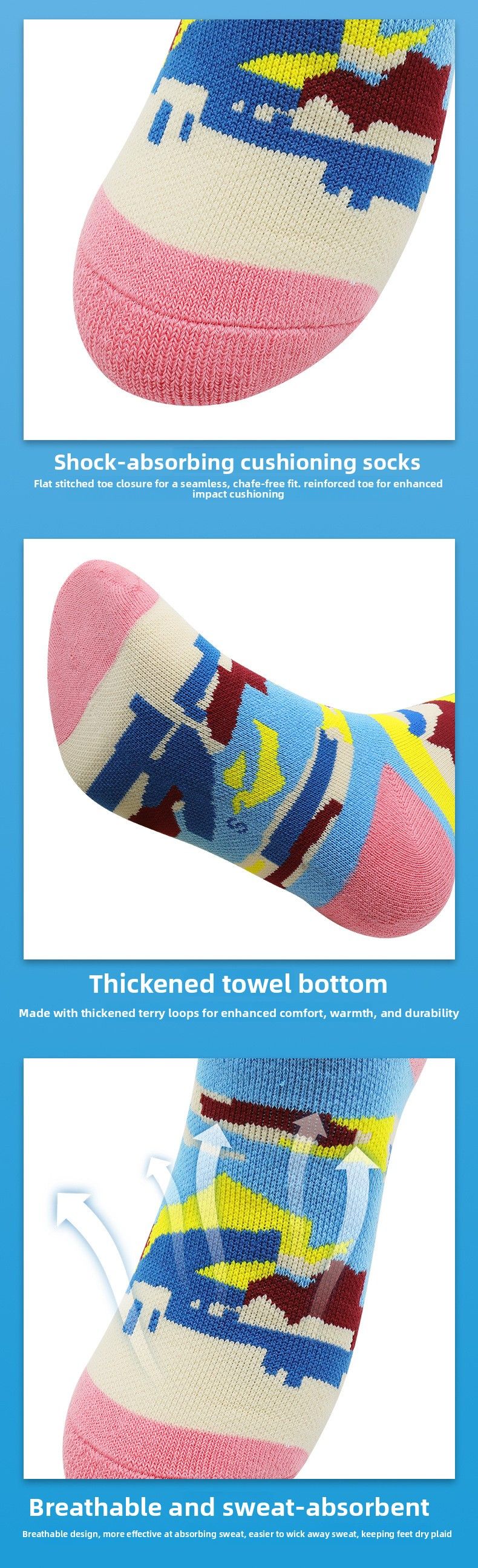 Winter Kinderski Jeugd Lange Tube Verdikte Warme Grote Kinderhanddoek Professionele Sport Sneeuwsokken_voghion.com