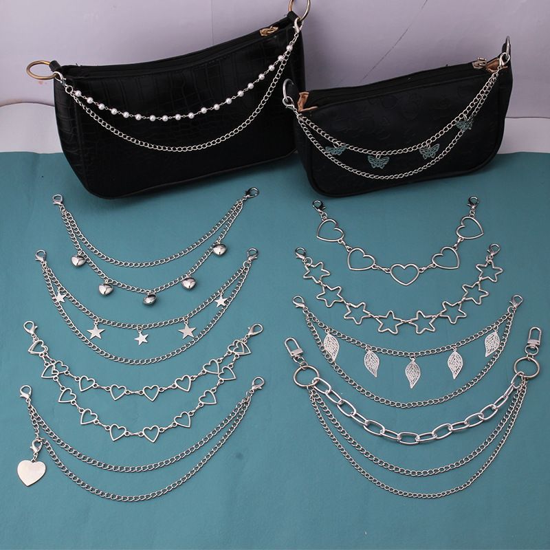 Fashionable And Versatile Trendy Chain Metal Single Shoulder Bag Strap Accessories_voghion.com