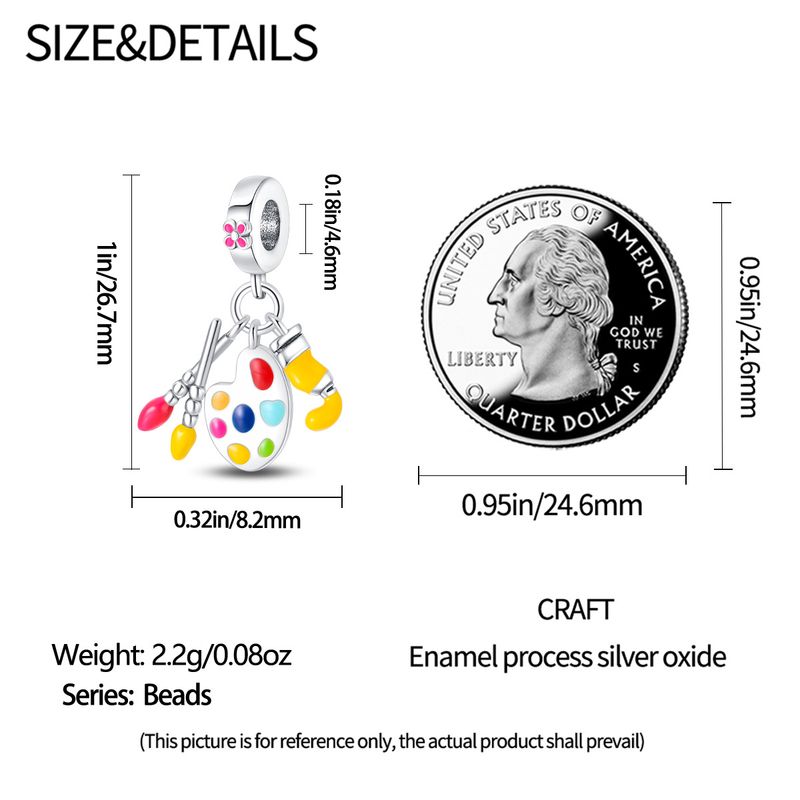 Gioielli da donna in argento 925 placcato in rame, con nota musicale, scatola per medicinali, perline per denti, ciondolo, accessori fai da te, bracciale_voghion.com