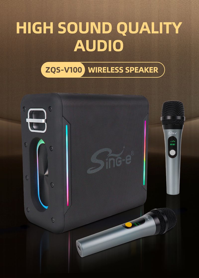 ZQS-V100 Bluetooth-kaiutin, kodin olohuoneen surround-ääni, pöytätietokoneen kortti, langaton kaiutin, suuri äänenvoimakkuus_voghion.com