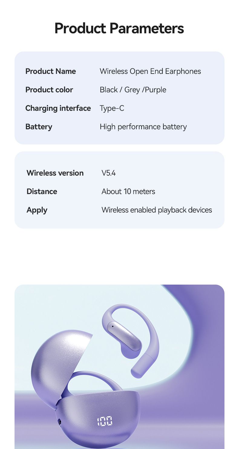 2025 Model Smart Earbud Noise-canceling Bluetooth Headphone_voghion.com