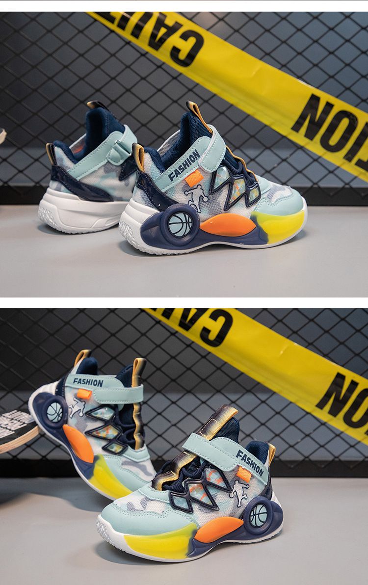 Mother&Kids Children's basketball shoes Boys and girls running shoes Fashion casual student children's shoes_voghion.com