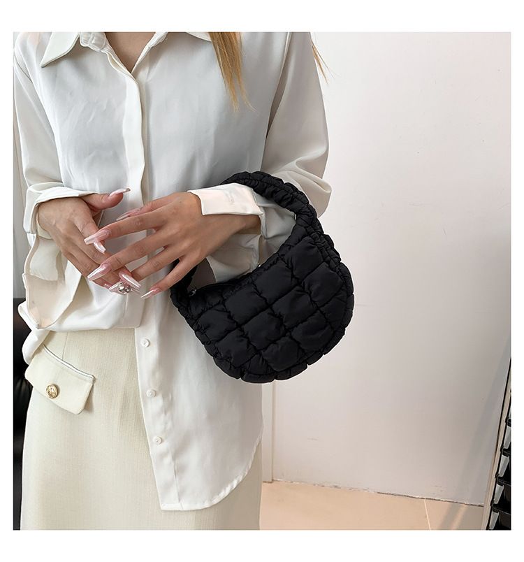 2024 Winter New Fashionable Simple Handbag for Women, Casual Handbag, Small and Trendy Commuter Bag_voghion.com